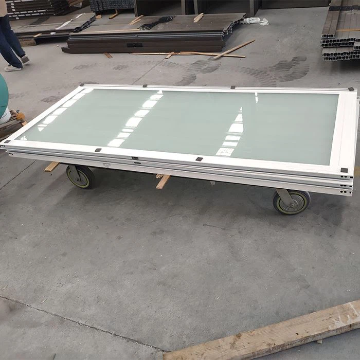 Aluminium Frosted Glass Doors